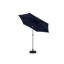 Parasol de marché 9 pi - bleu marine. 6 Design. Pour terrasse, cour ou piscine. 100% tissu. Facile à utiliser avec une manivelle pratique et un bouton inclinable extérieur bleu marine. Stable. Idéal pour la piscine, la pelouse. Auvent. Fonctionnement-1869393963
