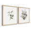 «Vintage Floral XXV», impression giclée sur cadre - ensemble de 2-1839849086-1839849066