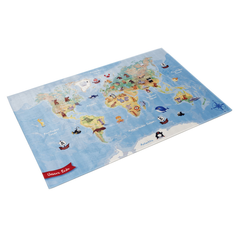 Lovely Flatweave Area Rug, Rectangle 100 x 160cm