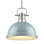 Luminaire suspendu dôme en acier à intensité variable 1 lumière Calico