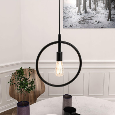 Industrial Pendant Light, (Bulb Not Included)