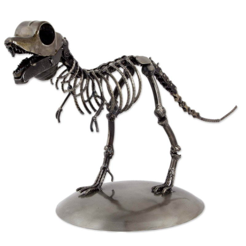 Tyrannosaurus Recycled Figurine