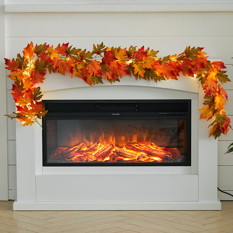 200cm Lighted Faux Garland with Lights