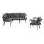 Ensemble de patio d'extérieur 5 pièces Riverside par Modway-1026466482-1026467186