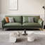 Causeuse-coussin standard en cuir véritable vert-1167031084