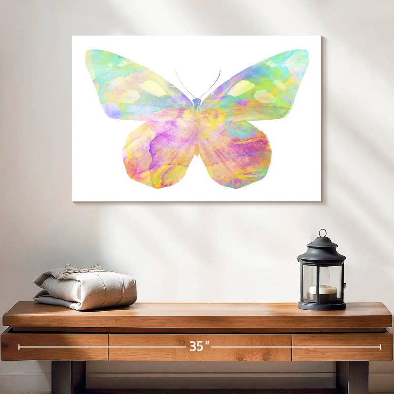 Rainbow Butterfly, 16" H x 24" W