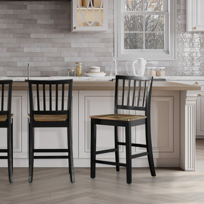 Joplin Solid Wood Counter Chair
