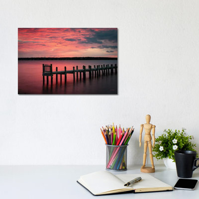 East Chop Sunset by Jim Lindsky - Wrapped Canvas Gallery-Wrapped Canvas Giclée