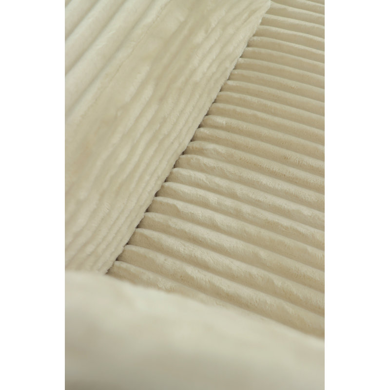 373-001 / Repose-pieds / Beige / Peluche, Beige