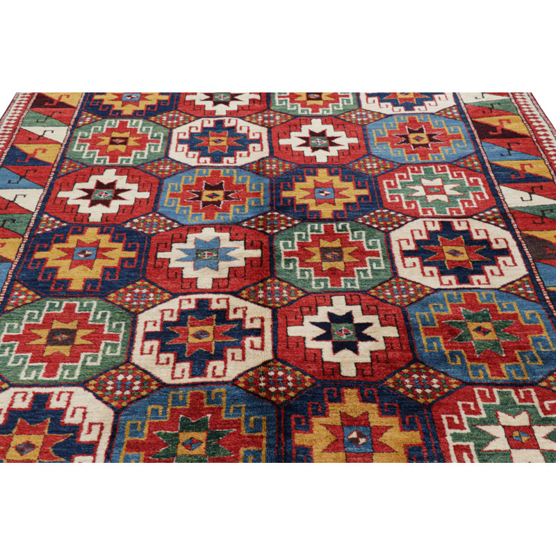 One-of-a-Kind 6'8”x8'5” Hand Knotted Area Rug