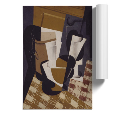 Jug And Glass by Juan Gris - No Frame Print