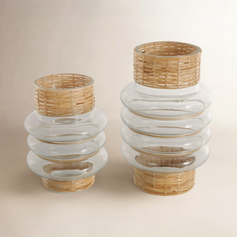 Ensemble de vases en verre Alesiram