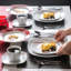 Felisa 60 Piece Porcelain China Dinnerware Set, Service for 12