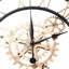 30 Inch Retro Non-Ticking Gear Wall Clock