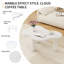 Table basse Cloud, finition effet marbre