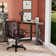 2 Piece Triangle Computer Desk Office Set with Chair