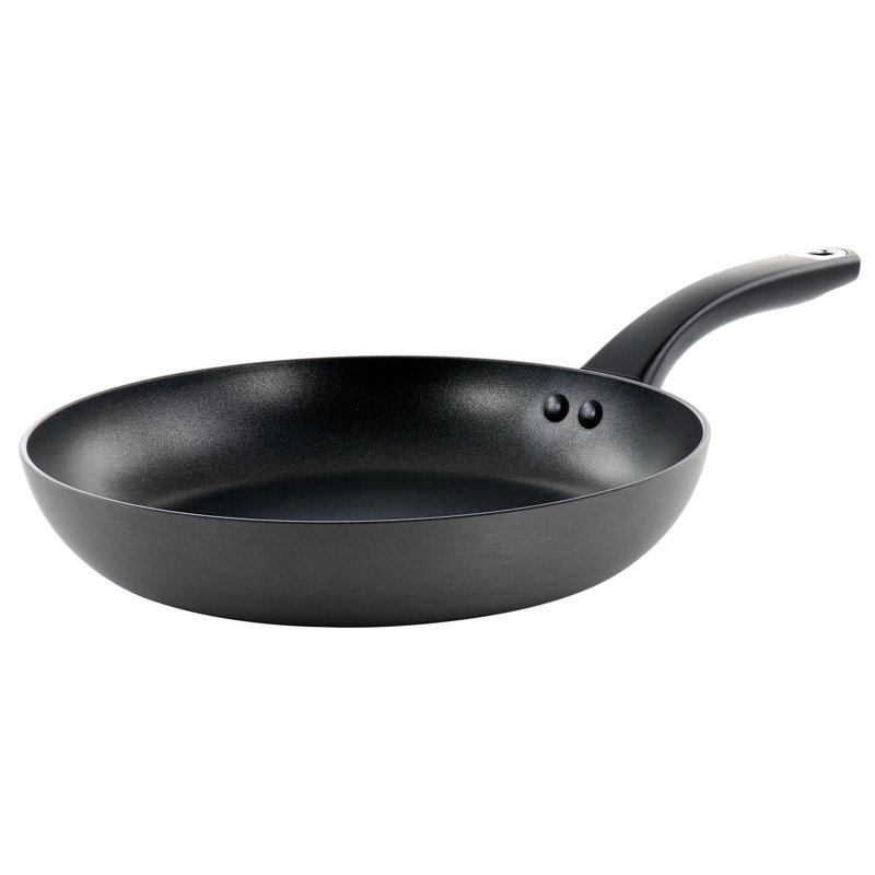 Martha Stewart Non Stick Aluminum Frying Pan, Black, 12"