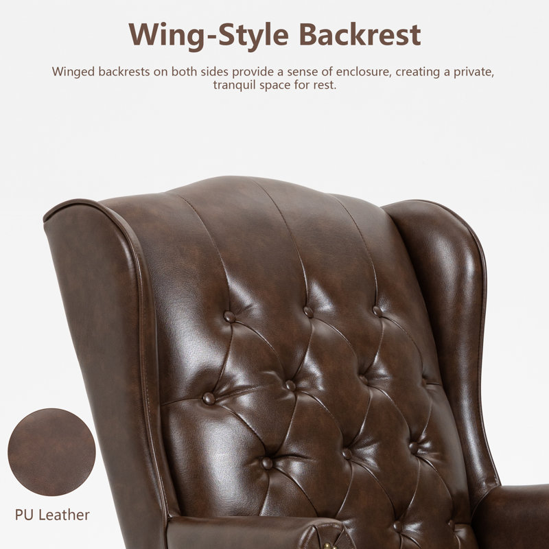 Fauteuil de bureau ergonomique 45 po H, Brown