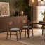 Chaises d'appoint rembourrées avec structure en bois massif-1063275440