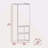 Rectangle 2-Shelf Medicine Cabinet