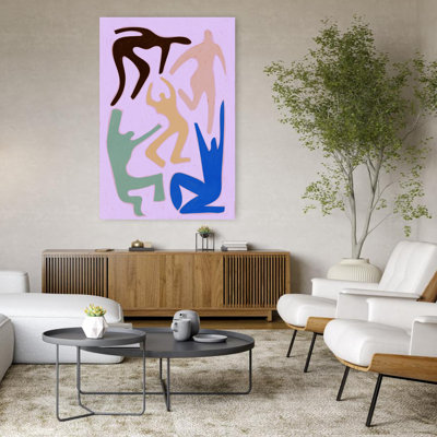 Wildenergy, art moderne abstrait coloré lavande