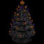 Arbre de table d'Halloween, plantes et fleurs