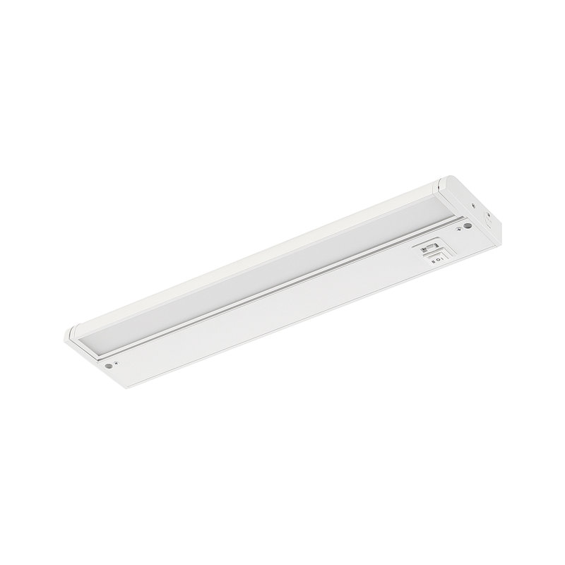 White LED 16'' Under Cabinet Light Bar with Integrated Bulb