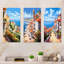 Beaux paysages en Italie - ensemble d'art mural en métal Italie-1284062174