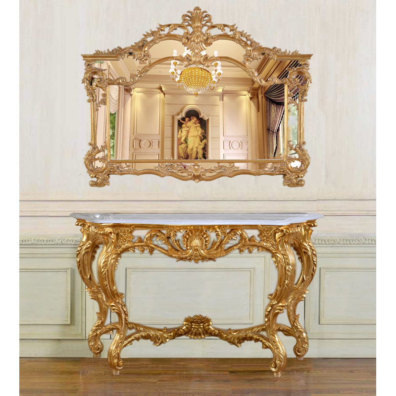 Ensemble de console 60,6 "et miroir d'appoint