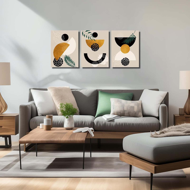 3 Piece Wrapped Canvas Wall Art
