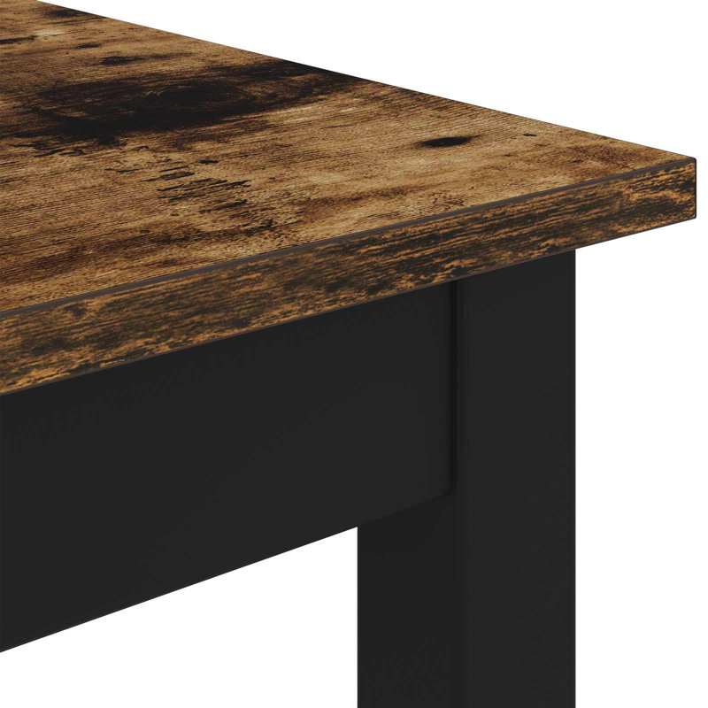 Standing Bar Table Engineered Wood, Walnut, 105cmH x 180cmL x 90cmW