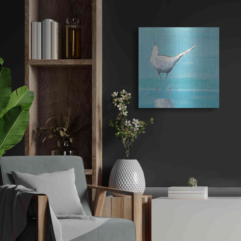 «Egret II» par Phyllis Adams, H 24 po x l 24 po