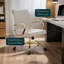 Fauteuil de bureau pivotant en cuir Naudain-53751975