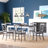 Lehigh Acres Solid Wood Top Four Leg Dining Set-16006714-49518447