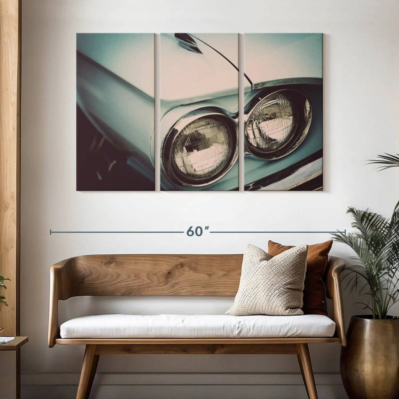 Mehar Old Car Vignette, 32" H x 50" W