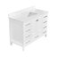 Meuble-lavabo autoportant avec comptoir 48 po, meuble-lavabo autoportant avec cadre en bois massif 48 po