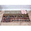 Tapis rétro rétro de style Oushak avec motif patchwork de style turc, idéal pour les tapis d'entrée