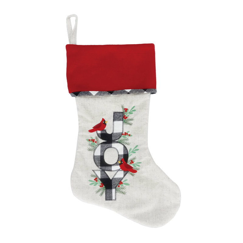 Chaussette de Noël de Noël Joy de 19 po Season's Designs