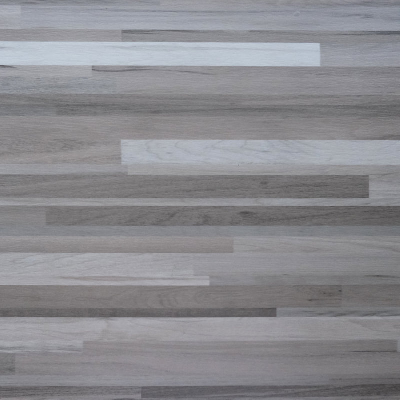 Woven Trends Vinyl 12" x 12" x 1.2" Contemporary Design  Peel and Stick Floor Tile Stickers, Ledger Parquet