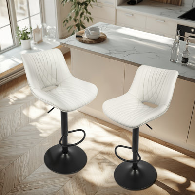 Adjustable Swivel Counter Stools with Back