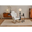 Chaise rembourrée avec fauteuil à bascule rembourré Teddy