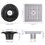 Drain de douche carré 4 pouces-122759724