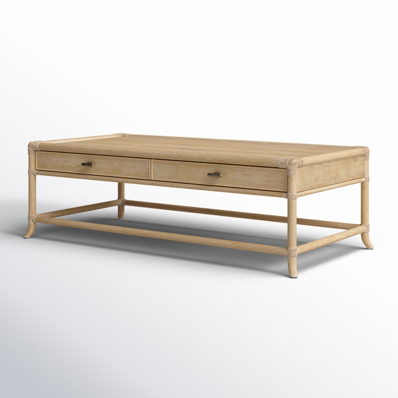 Retreat Pole Rattan Cocktail Table, Dune