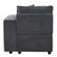 Fauteuil chic gris avec assise stable et personnalisable