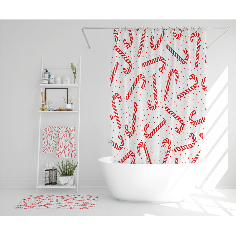 Nash Polyester Shower Curtain Set