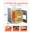 Four de camping pliable en acier inoxydable
