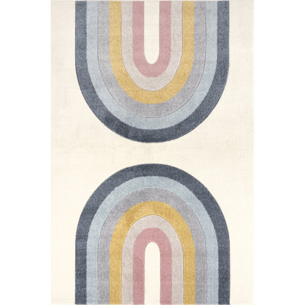 George Oliver Jerri Graphic Area Rug for Living Room Bedroom Dining ...