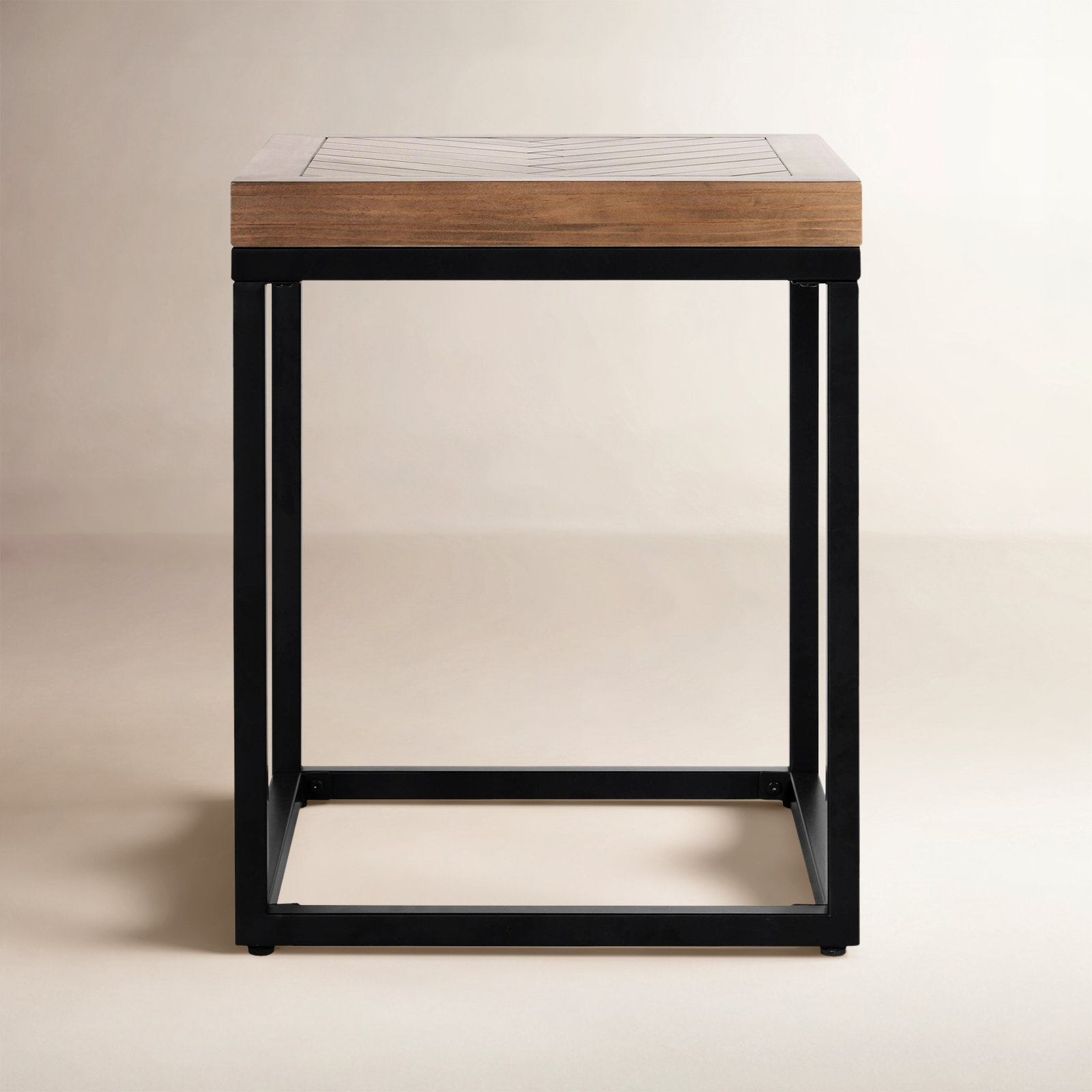 Lenes Solid Wood End Table