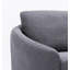 Causeuse en lin gris