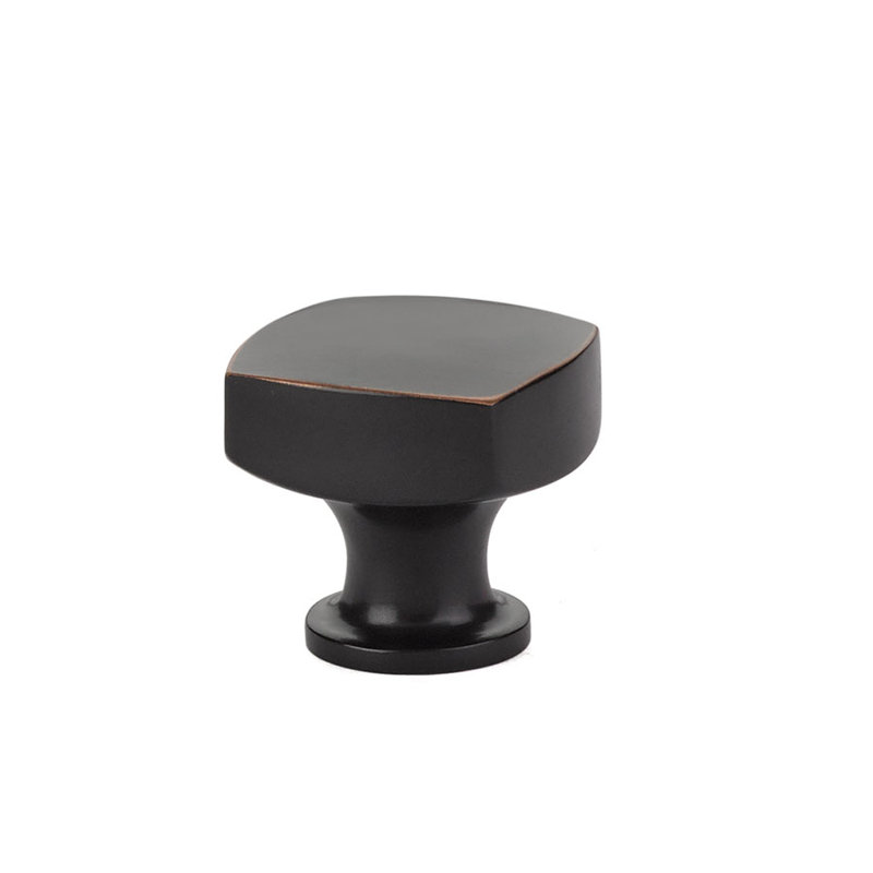 Urban Modern Square Knob, Oil Rubbed Bronze